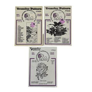 Pretty Punch Hot Iron Transfer Pattern For Punch Embroidery Rose Fruit Basket